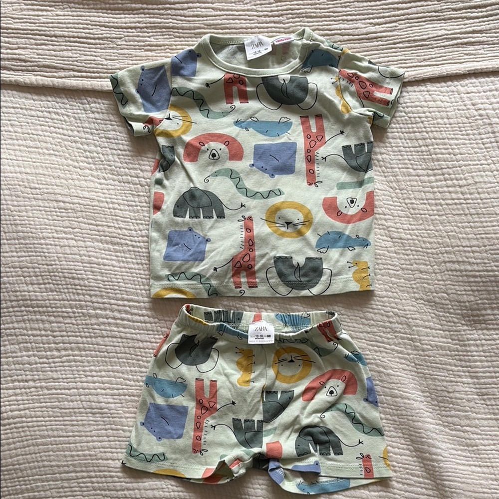 Zara Toddler Animal Print Set